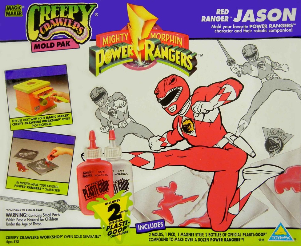 Details about   Vintage 1995 Creepy Crawlers Six Power Ranger Molds 