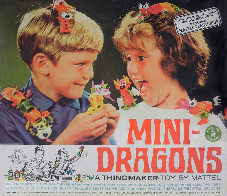 Mattel Thingmaker instruction sheets Creepy Crawlers Mini Dragons Fright Factory 
